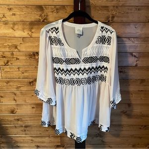 Chiffon Peplum Blouse